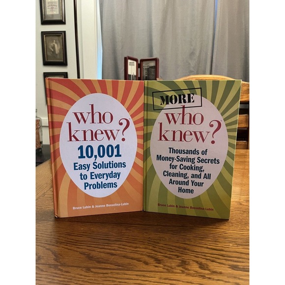 Who Knew? & More Who Knew 10,001 Solutions to Everyday Problems Hardcover Books - Picture 3 of 10